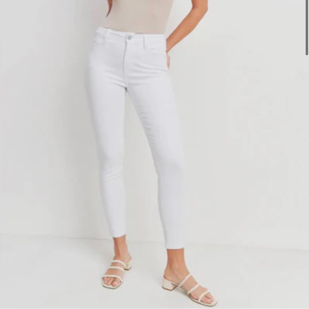 Just Black White Skinny Jeans